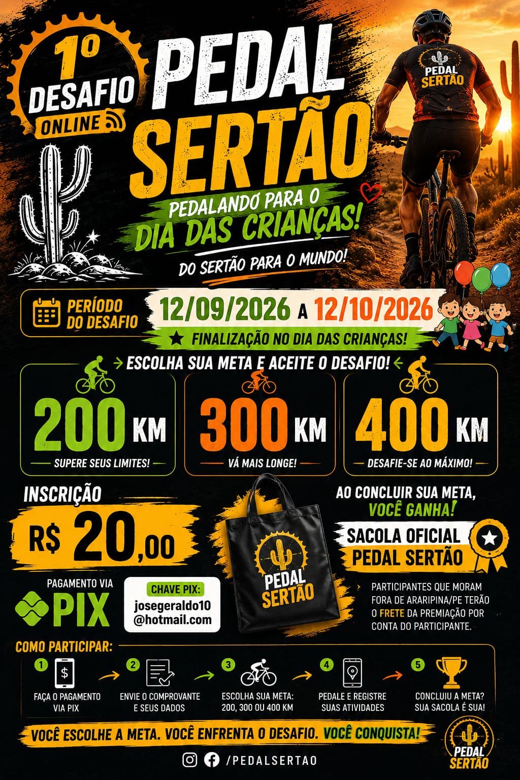Detalhes da premiação do evento